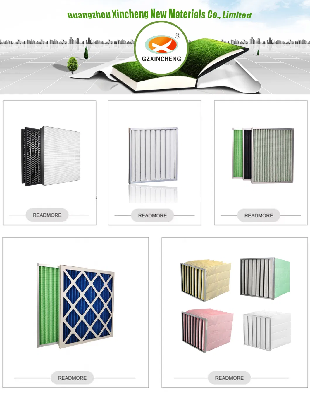 Factory Price Industry Air Conditioner Filter Parts G4 Primary Air Filter