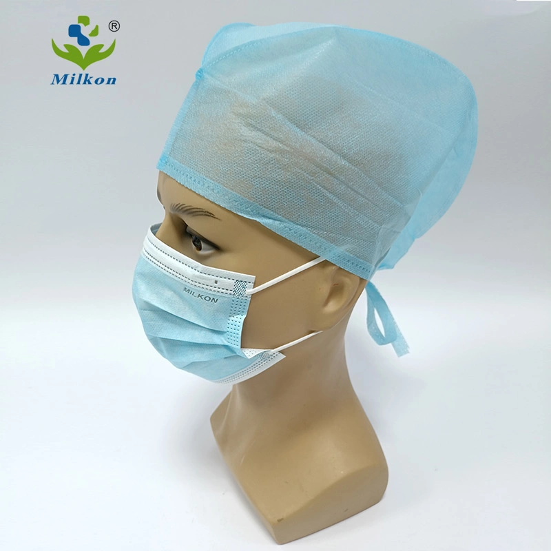 Disposable Round Cap/Nurse Cap/Bouffant Cap/Hair Net