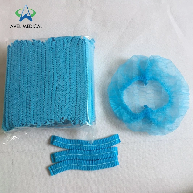 High-Quality Wholesale Dental/Nursing/Space/Mob/Work Nonwoven Disposable Dustproof PP Hats Clip Bouffant Round Cap