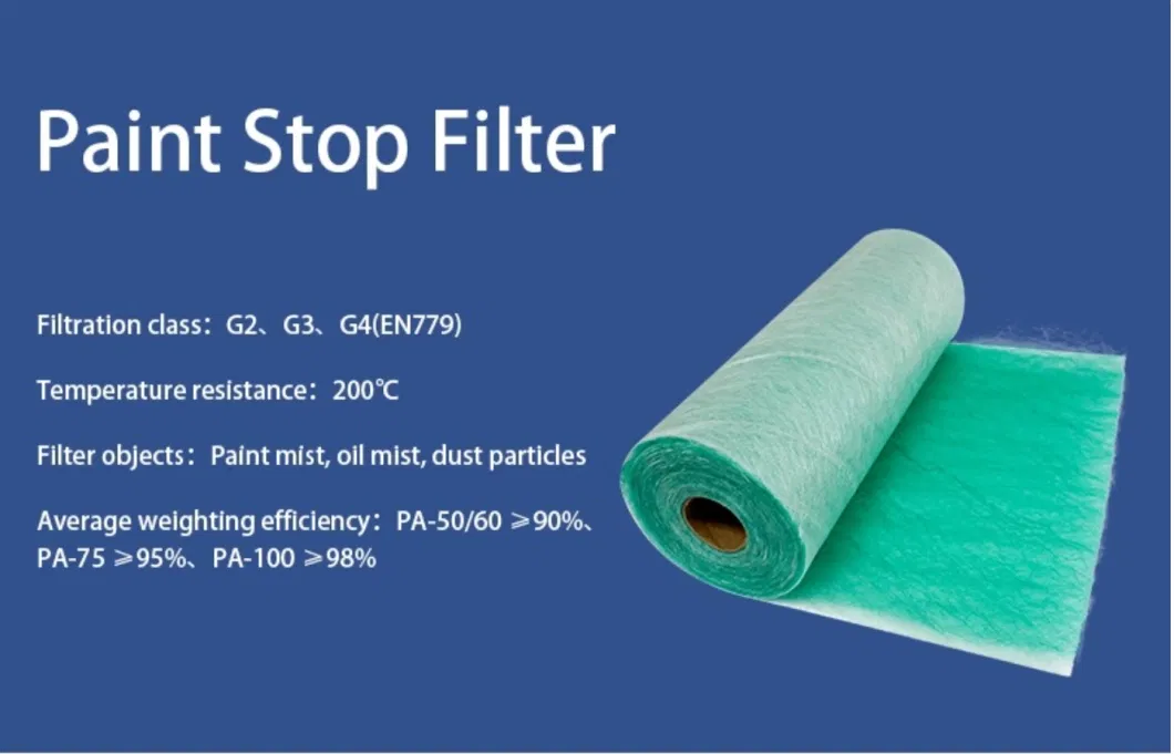 G3 G4 Floor Spray Painting Stop Fiberglass Floor Air HEPA Filter for Spray Booth/Good Price Media Fiber Filter/Hot Selling Spray Booth Filter Paint Arrestor