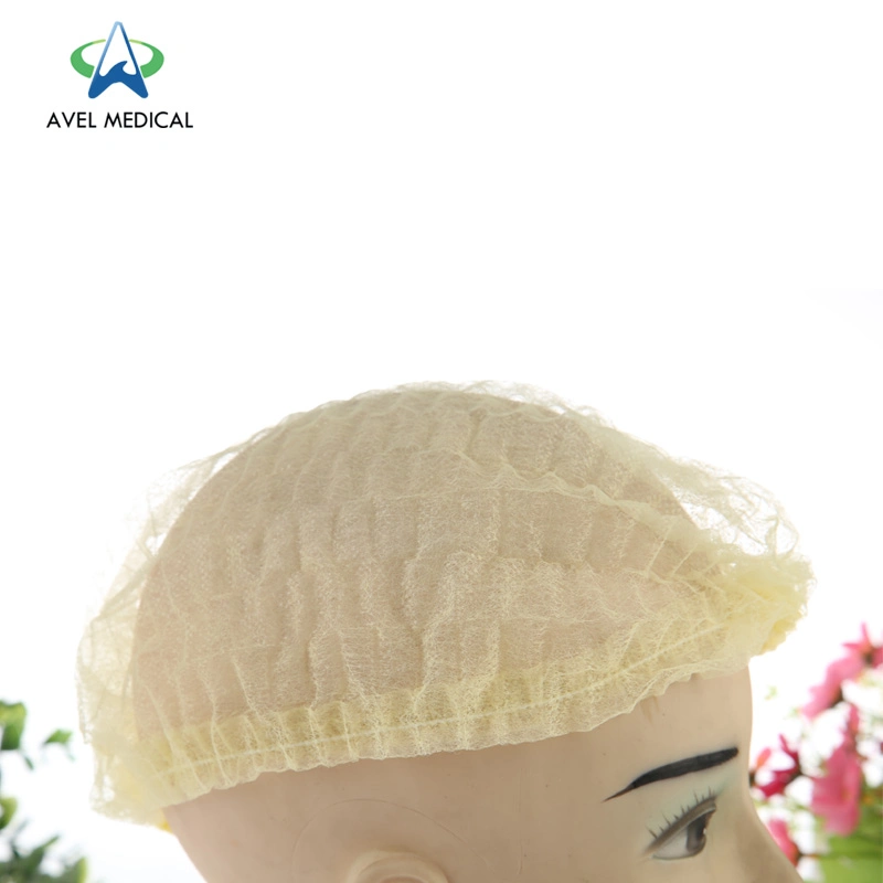 High-Quality Wholesale Dental/Nursing/Space/Mob/Work Nonwoven Disposable Dustproof PP Hats Clip Bouffant Round Cap