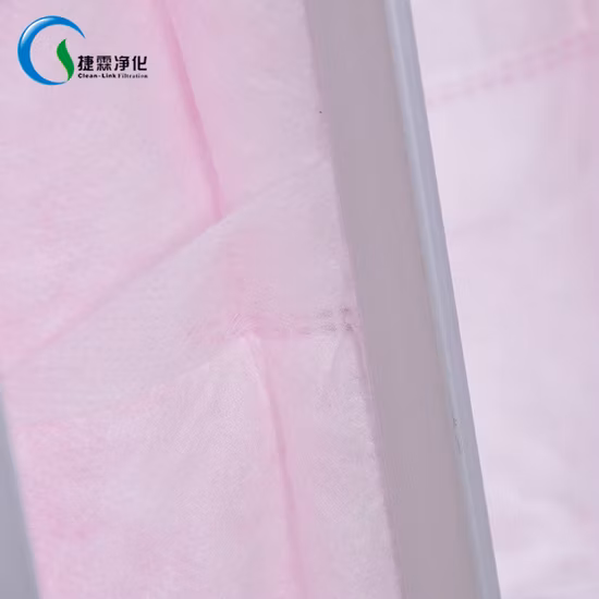 HVAC 청정실용 F7 필터 백 포켓 중간 효율 공기 필터