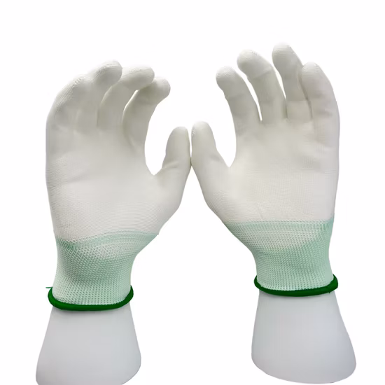 편안한 통기성 내구성 보호 산업 라텍스 폼 코팅 노동 안전 작업 장갑